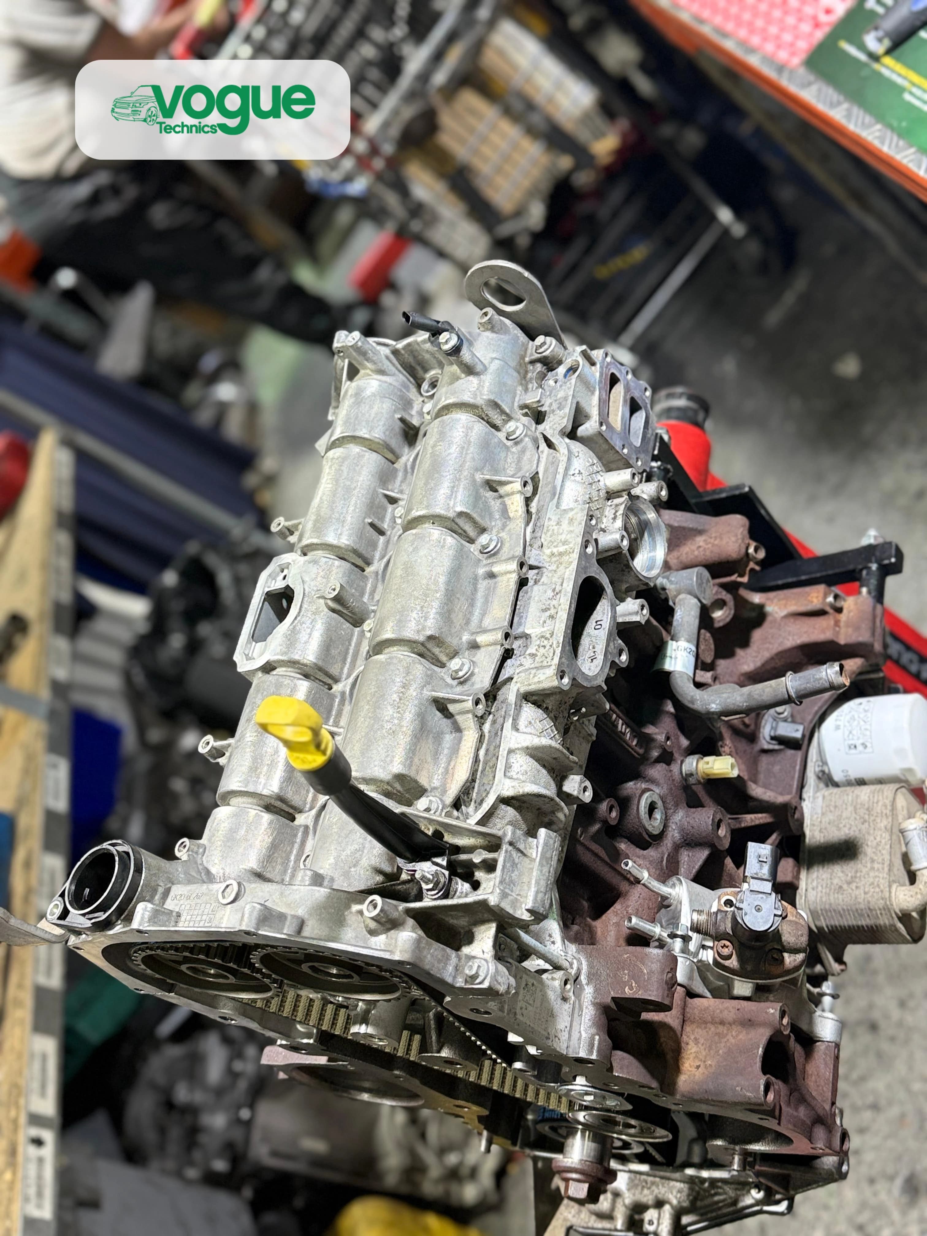Reconditioned Range Rover engine block fully rebuilt and prepared for fitting, Vogue Technics Essex