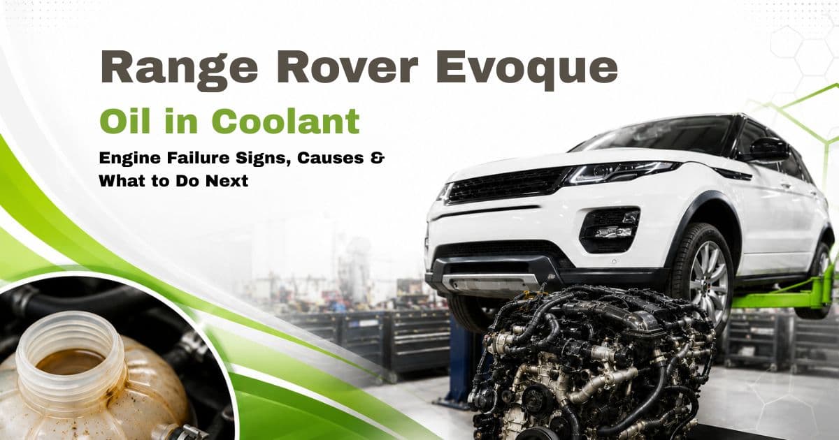 Range Rover Evoque Oil in Coolant — Engine Failure Signs, Causes & What to Do Next