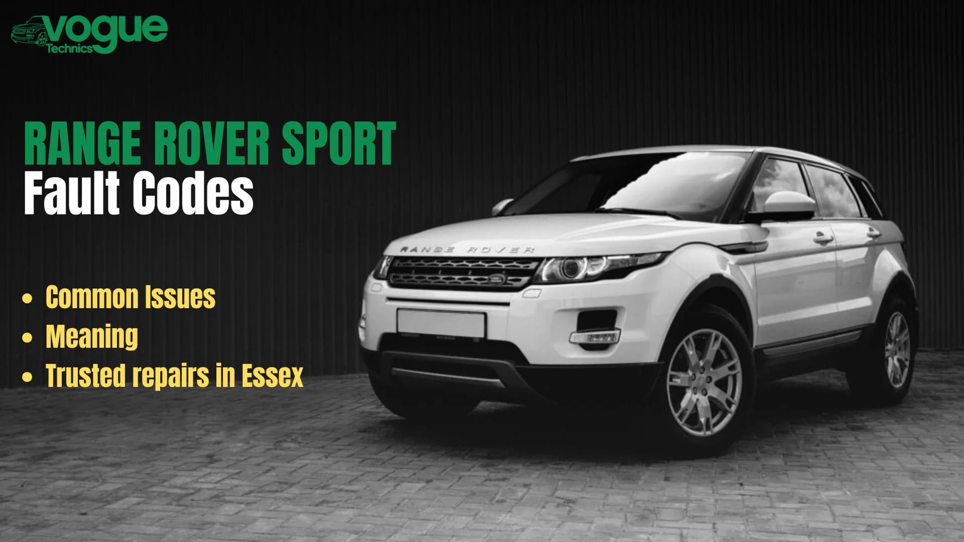 Range Rover Sport Fault Codes: Common Causes, Meanings & Trusted Repairs in Essex