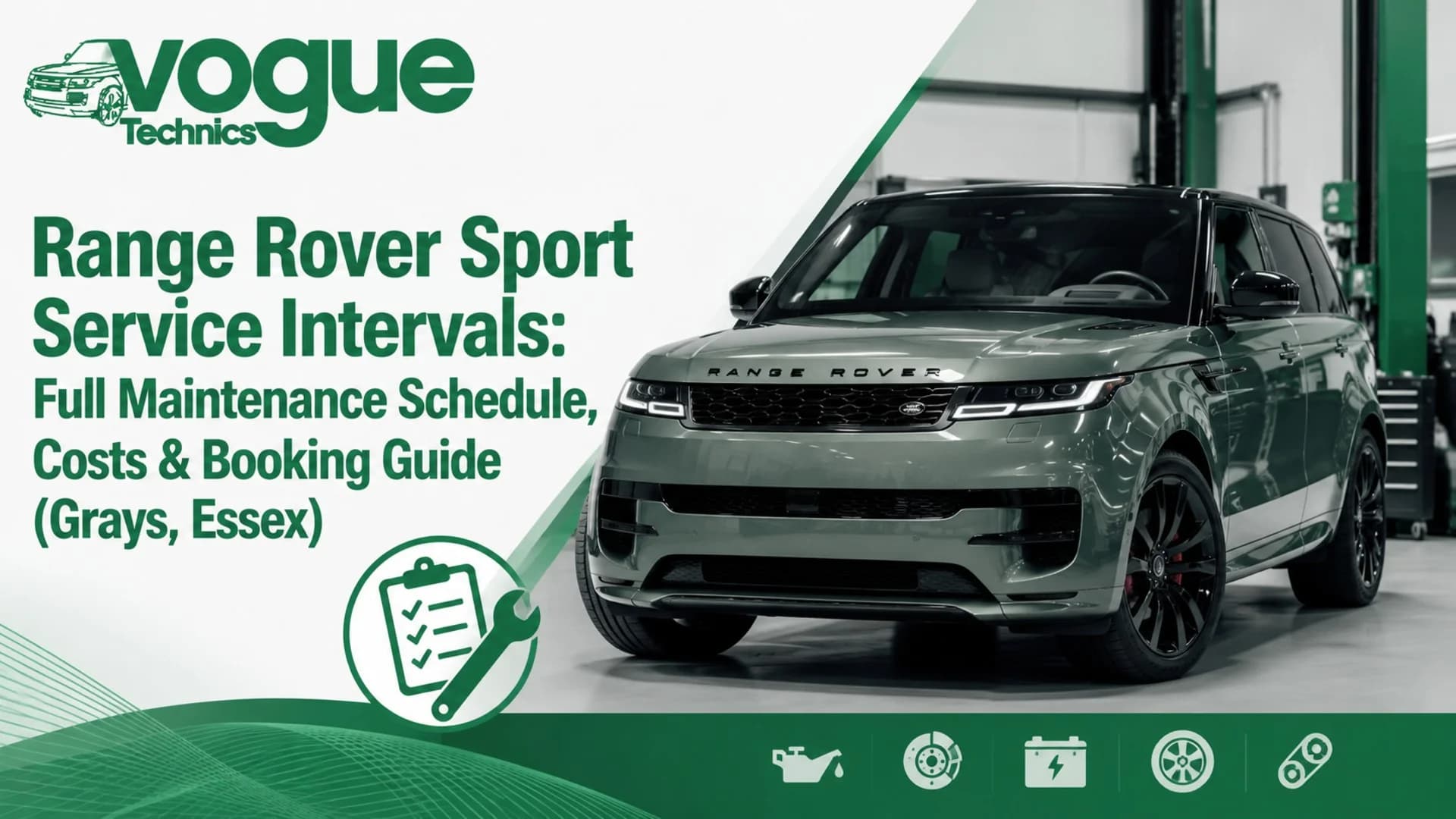 Range Rover Sport Service Intervals: Full Maintenance Schedule, Costs & Booking Guide (Grays, Essex)