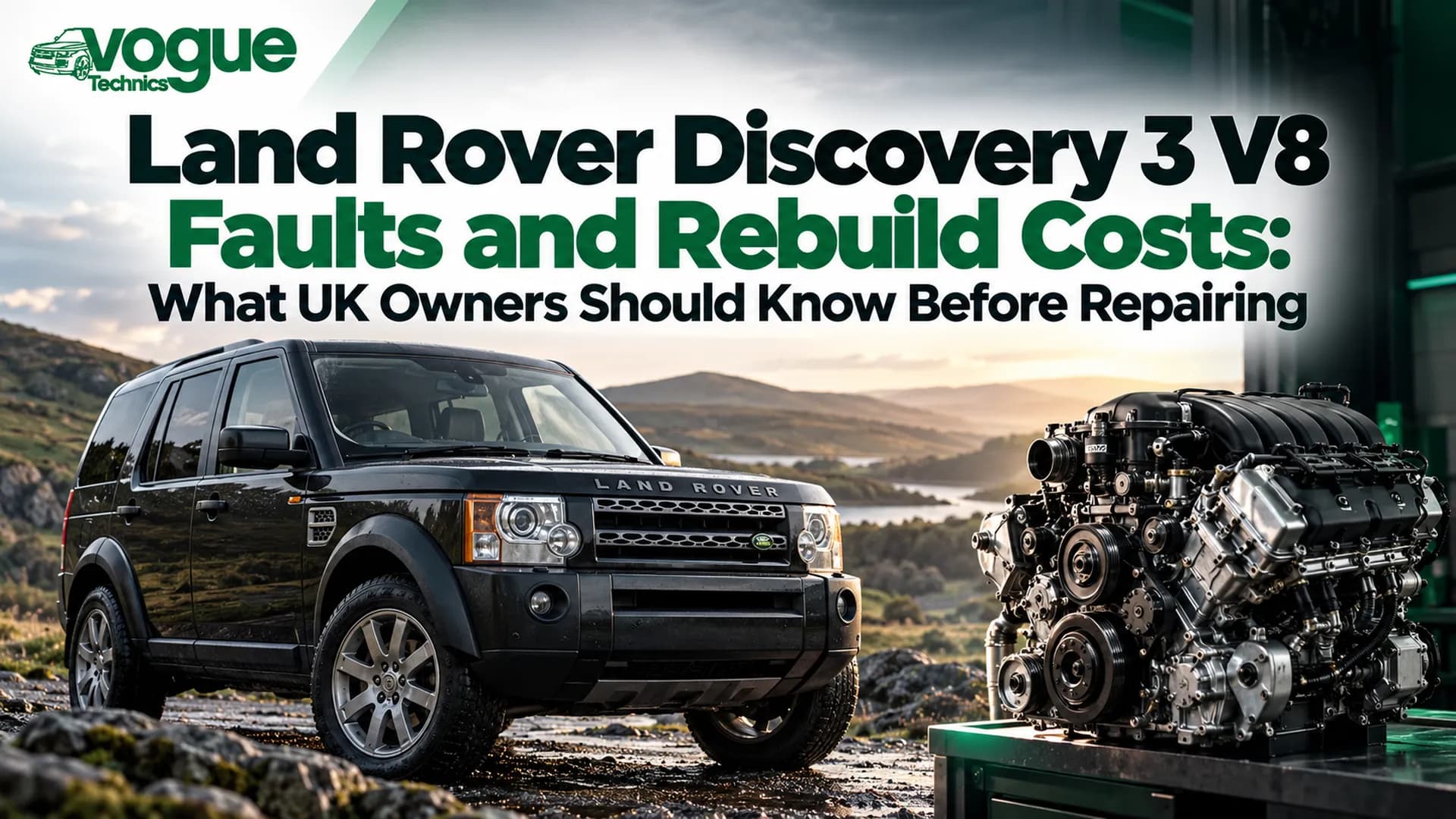 Land Rover Discovery 3 V8 Faults and Rebuild Costs: What UK Owners Should Know Before Repairing