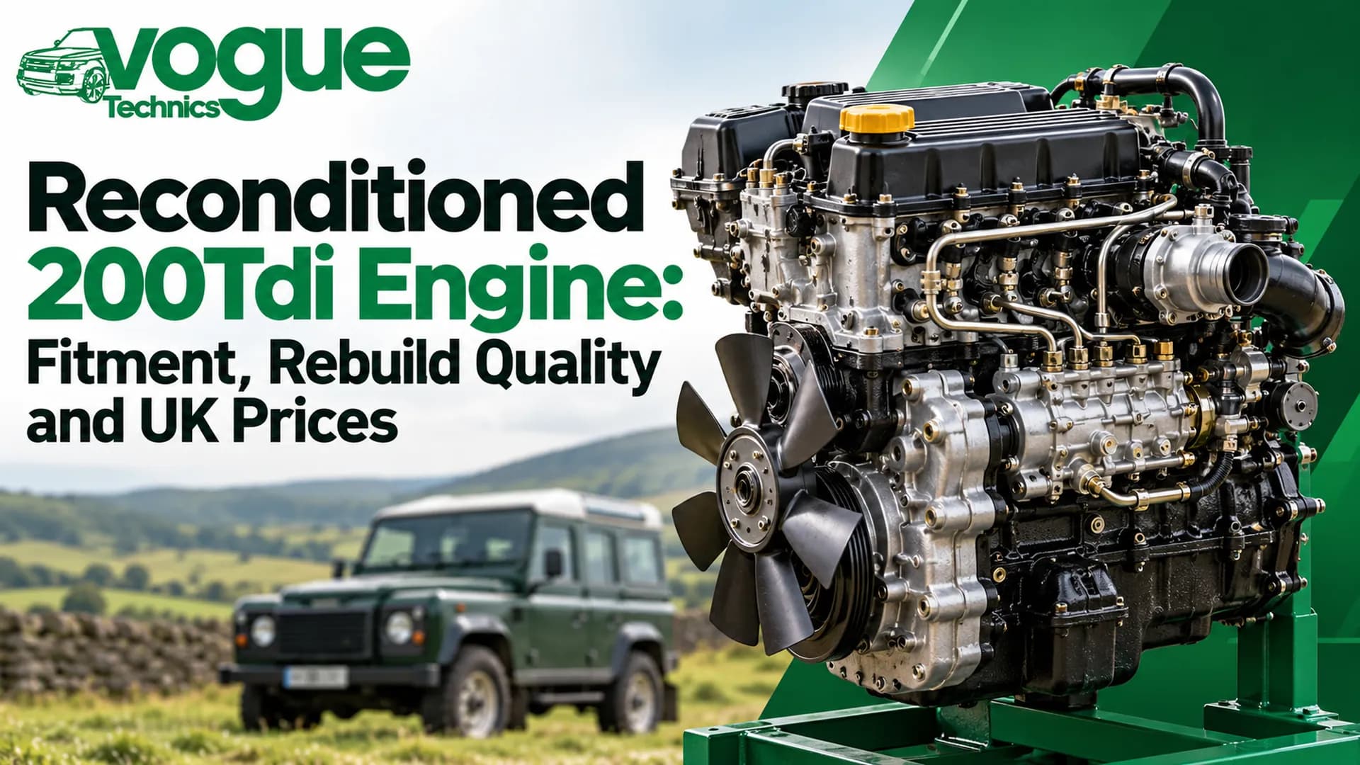 Reconditioned 200Tdi Engine: Fitment, Rebuild Quality and UK Prices