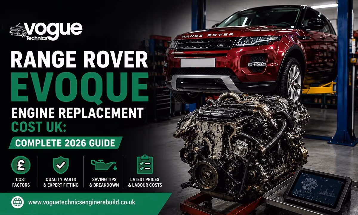 Range Rover Evoque Engine Replacement Cost UK: Complete 2026 Guide