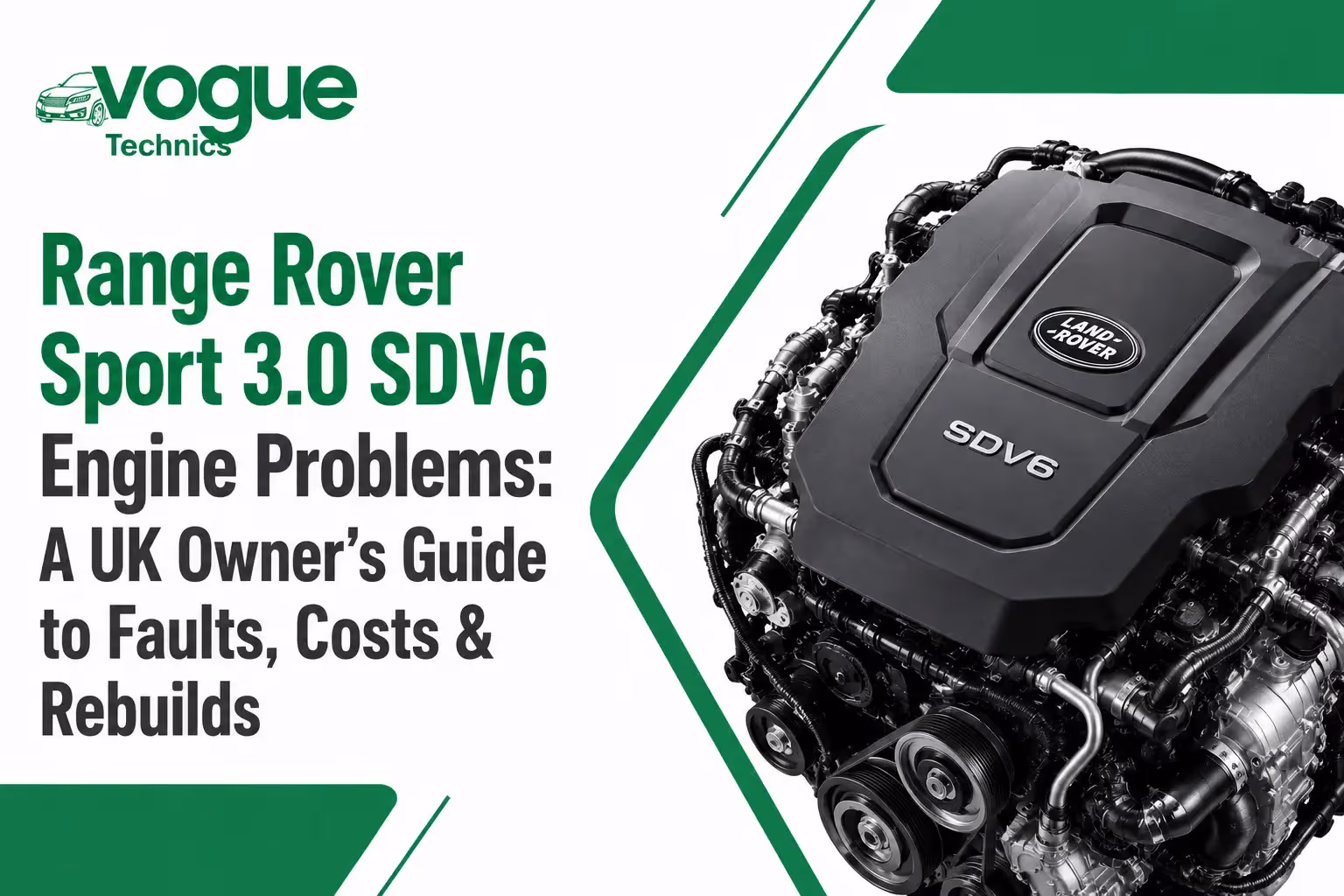 Range Rover Sport 3.0 SDV6 Engine Problems: A UK Owner's Guide to Faults, Costs & Rebuilds