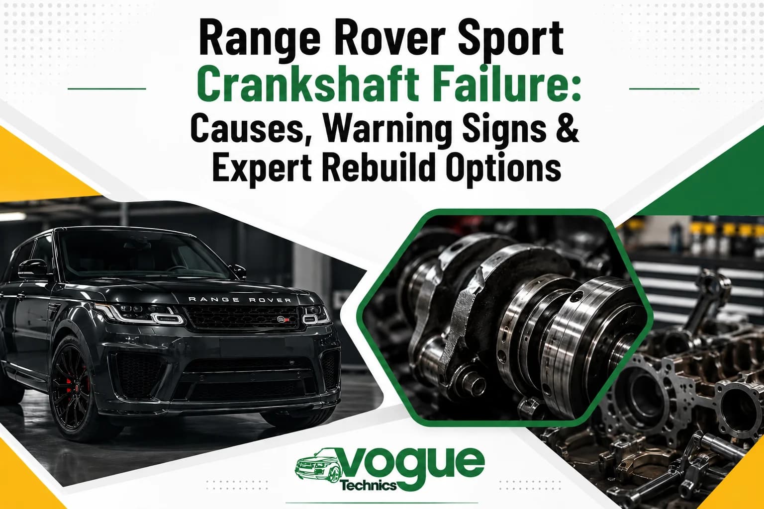 Range Rover Sport Crankshaft Failure: Causes, Warning Signs & Expert Rebuild Options