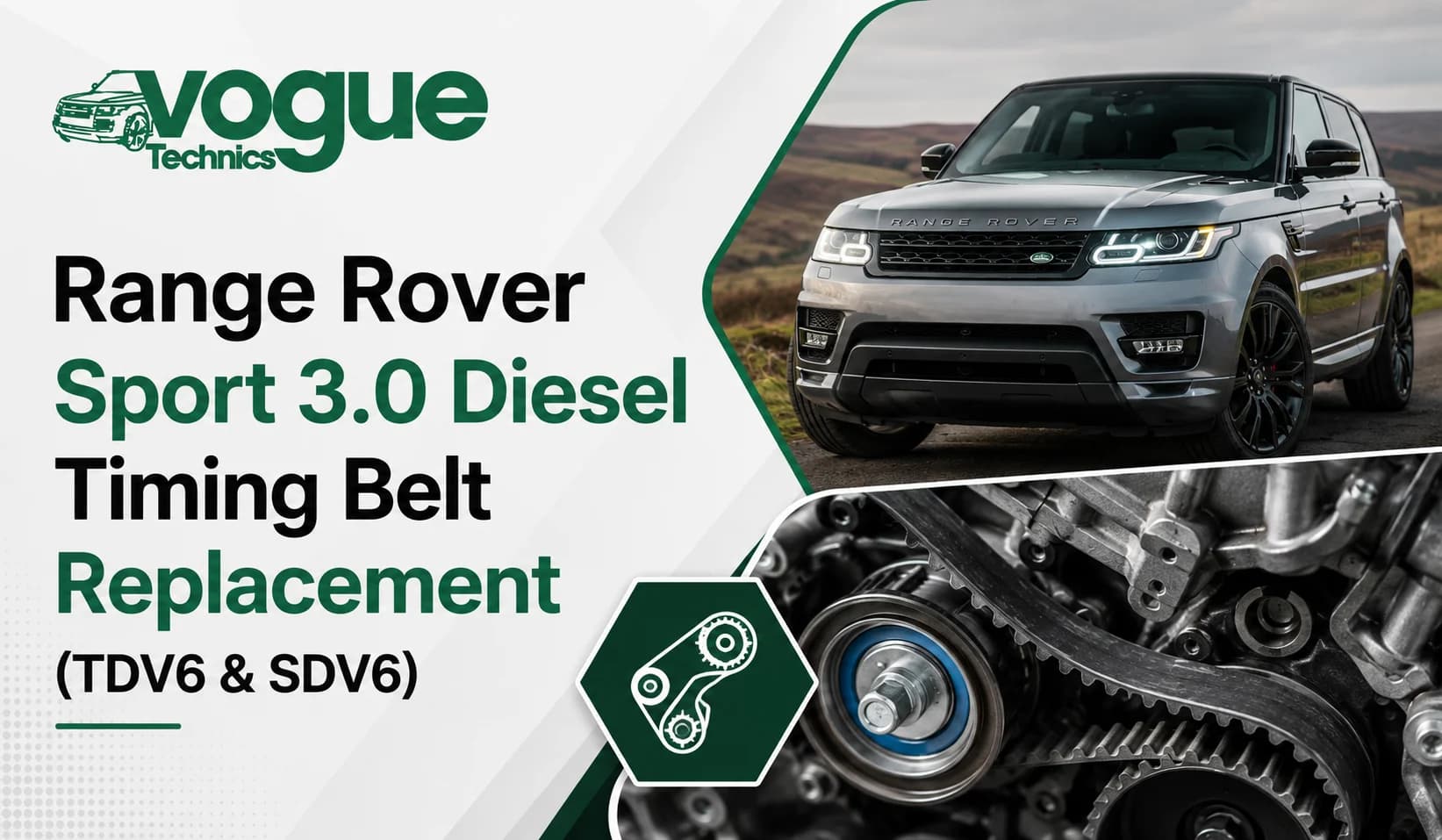 Range Rover Sport 3.0 Diesel Timing Belt Replacement (TDV6 & SDV6)
