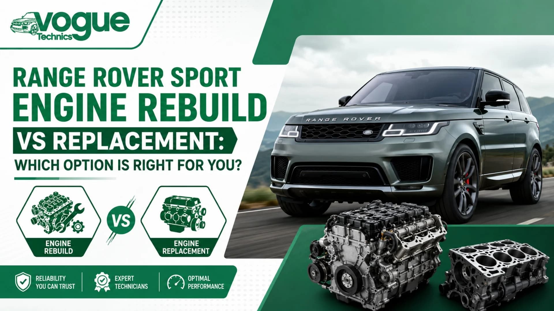 Range Rover Sport Engine Rebuild vs Replacement: Which Option Is Right for You?