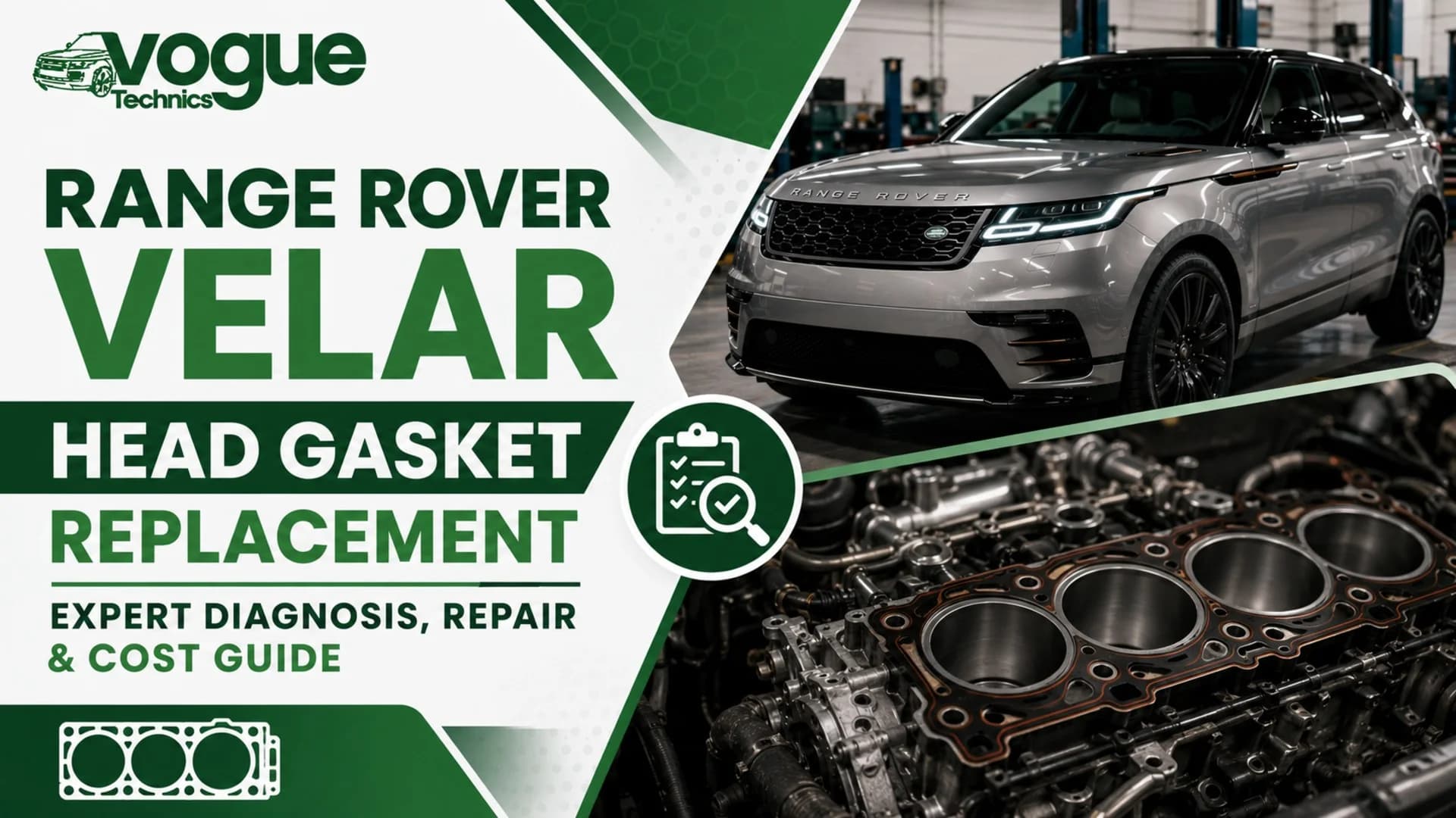 Range Rover Velar Head Gasket Replacement — Expert Diagnosis, Repair & Cost Guide