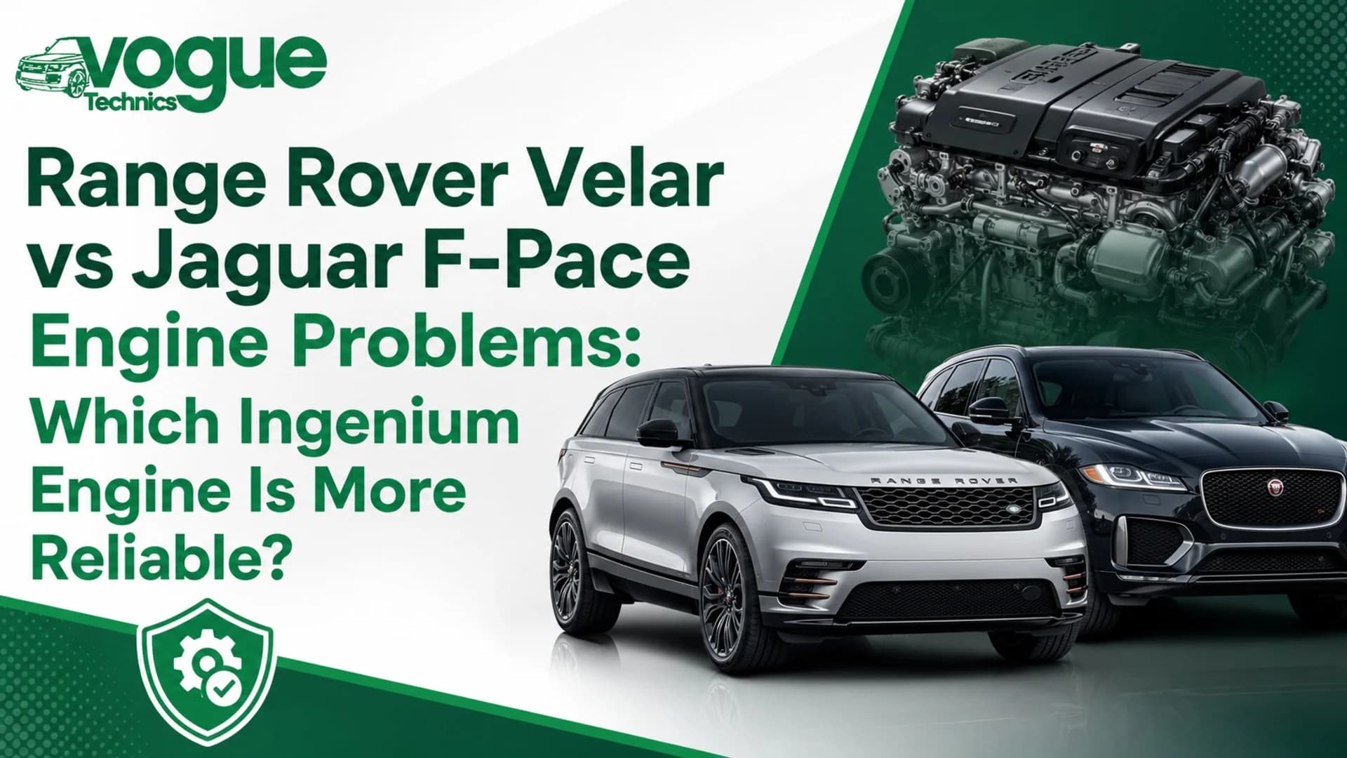 Range Rover Velar vs Jaguar F-Pace Engine Problems: Which Ingenium Engine Is More Reliable?