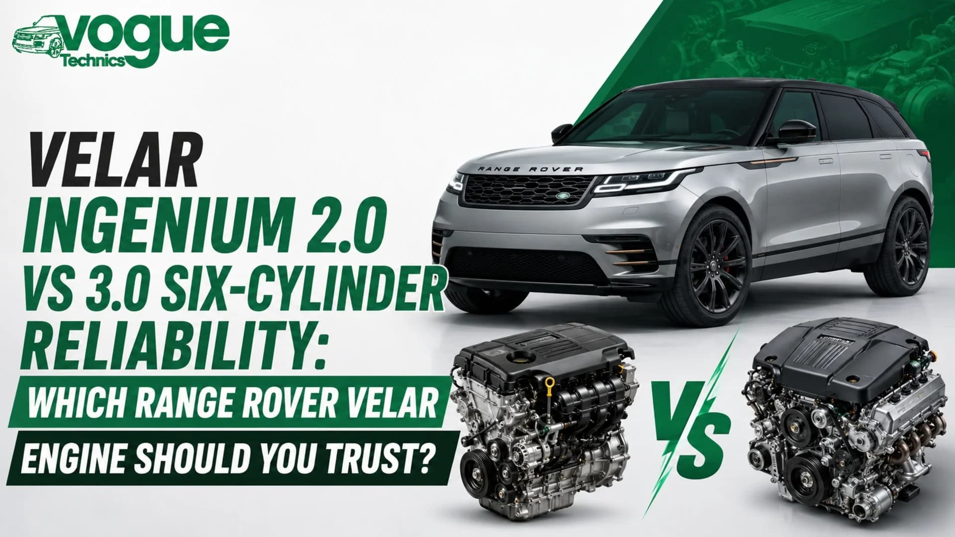 Velar Ingenium 2.0 vs 3.0 Six-Cylinder Reliability: Which Range Rover Velar Engine Should You Trust?