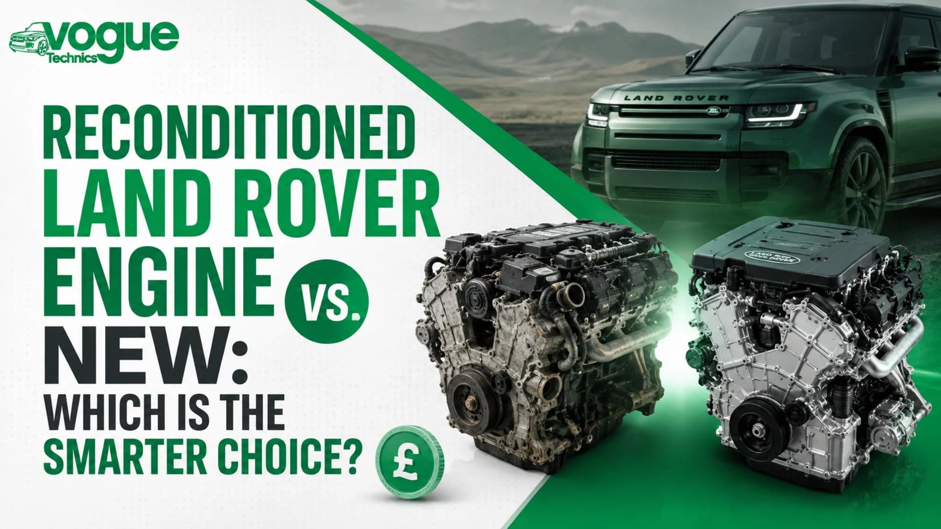 Reconditioned Land Rover Engine vs New: Which Is the Smarter Choice?