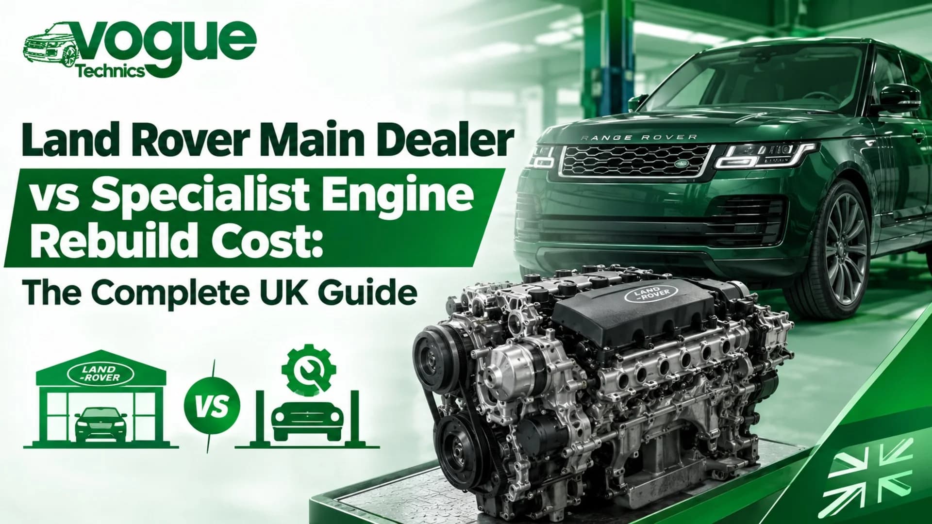 Land Rover Main Dealer vs Specialist Engine Rebuild Cost: The Complete UK Guide