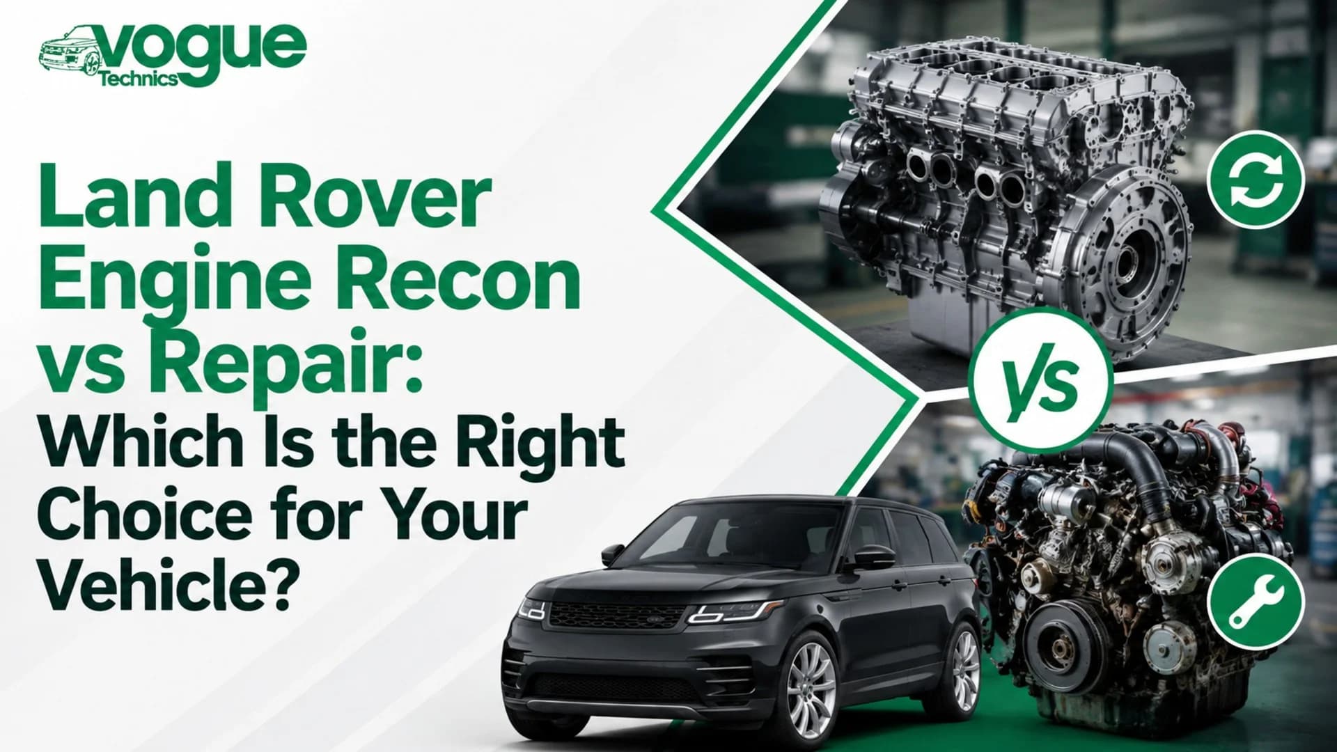 Land Rover Engine Recon vs Repair: Which Is the Right Choice for Your Vehicle?