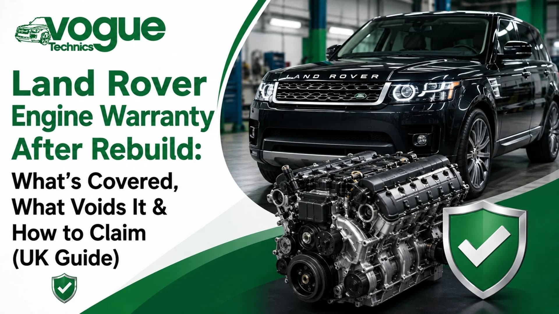 Land Rover Engine Warranty After Rebuild: What's Covered, What Voids It & How to Claim (UK Guide)