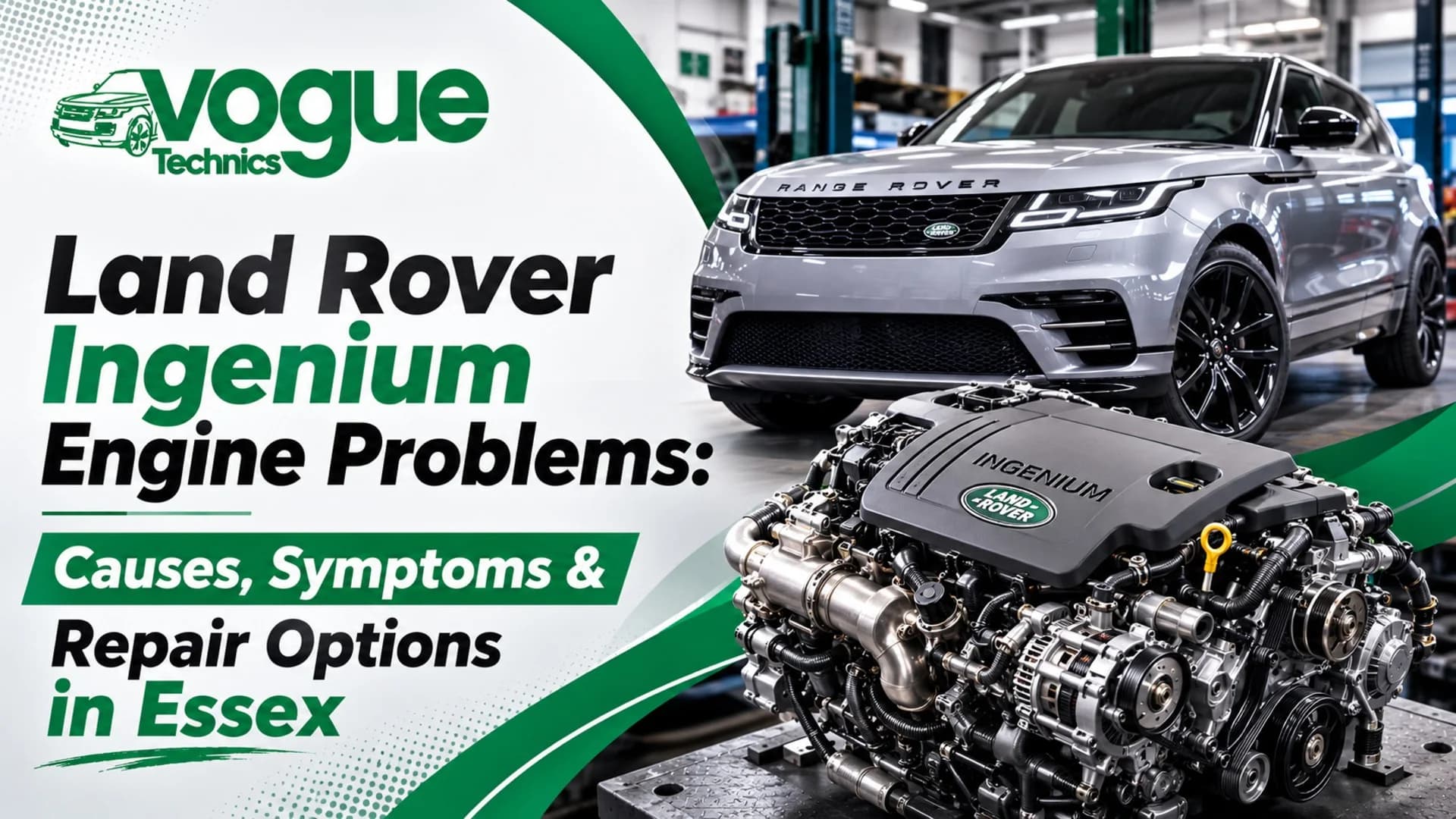 Land Rover Ingenium Engine Problems: Causes, Symptoms & Repair Options in Essex