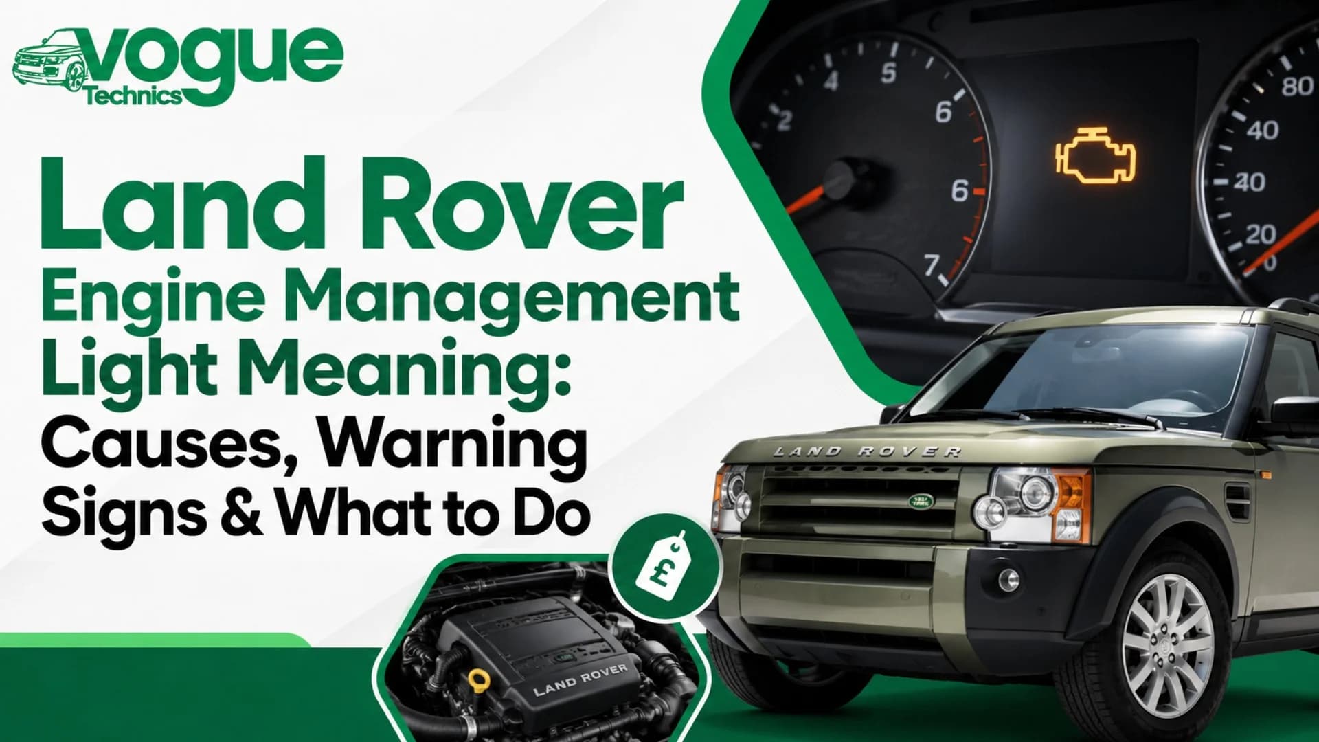Land Rover Engine Management Light Meaning: Causes, Warning Signs & What to Do