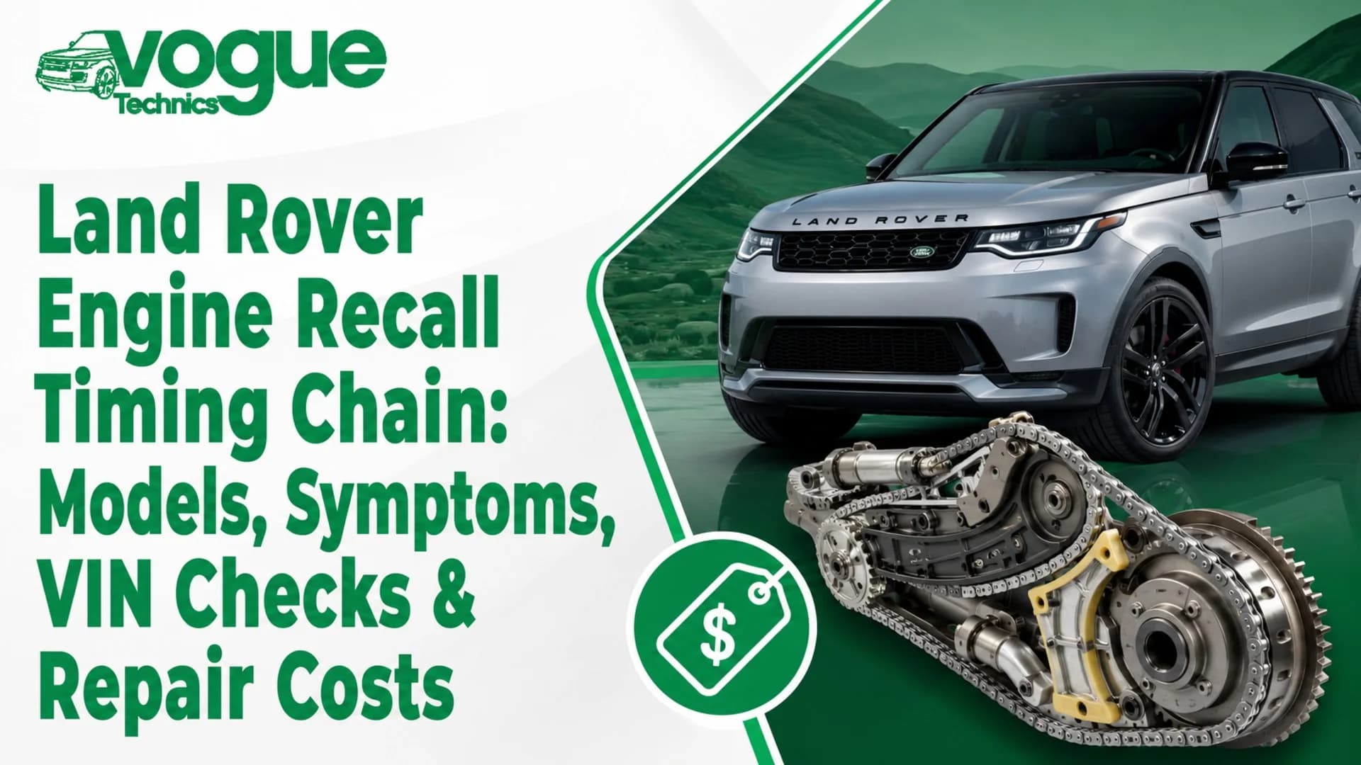 Land Rover Engine Recall Timing Chain: Models, Symptoms, VIN Checks & Repair Costs