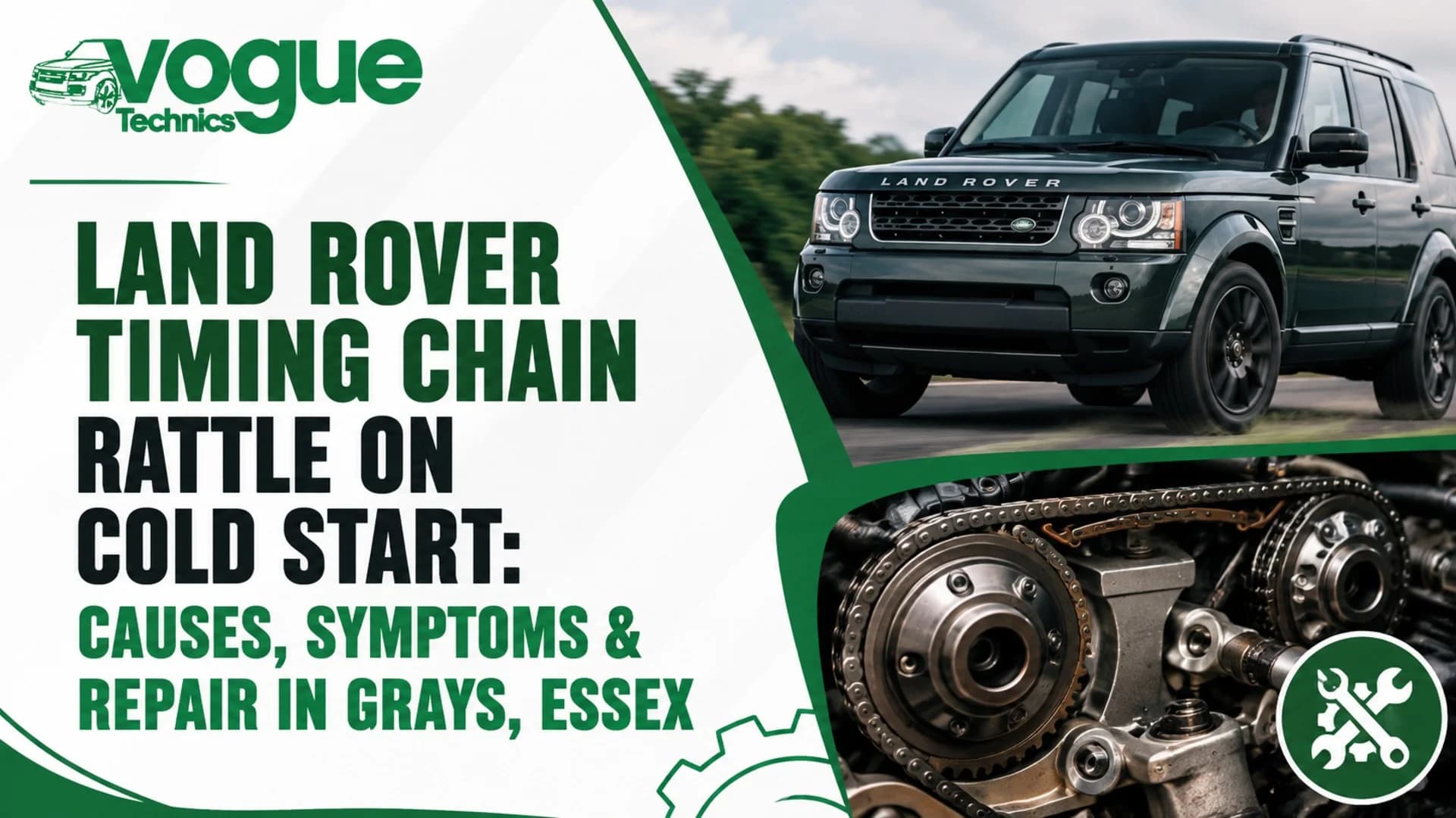 Land Rover Timing Chain Rattle on Cold Start: Causes, Symptoms & Repair in Grays, Essex