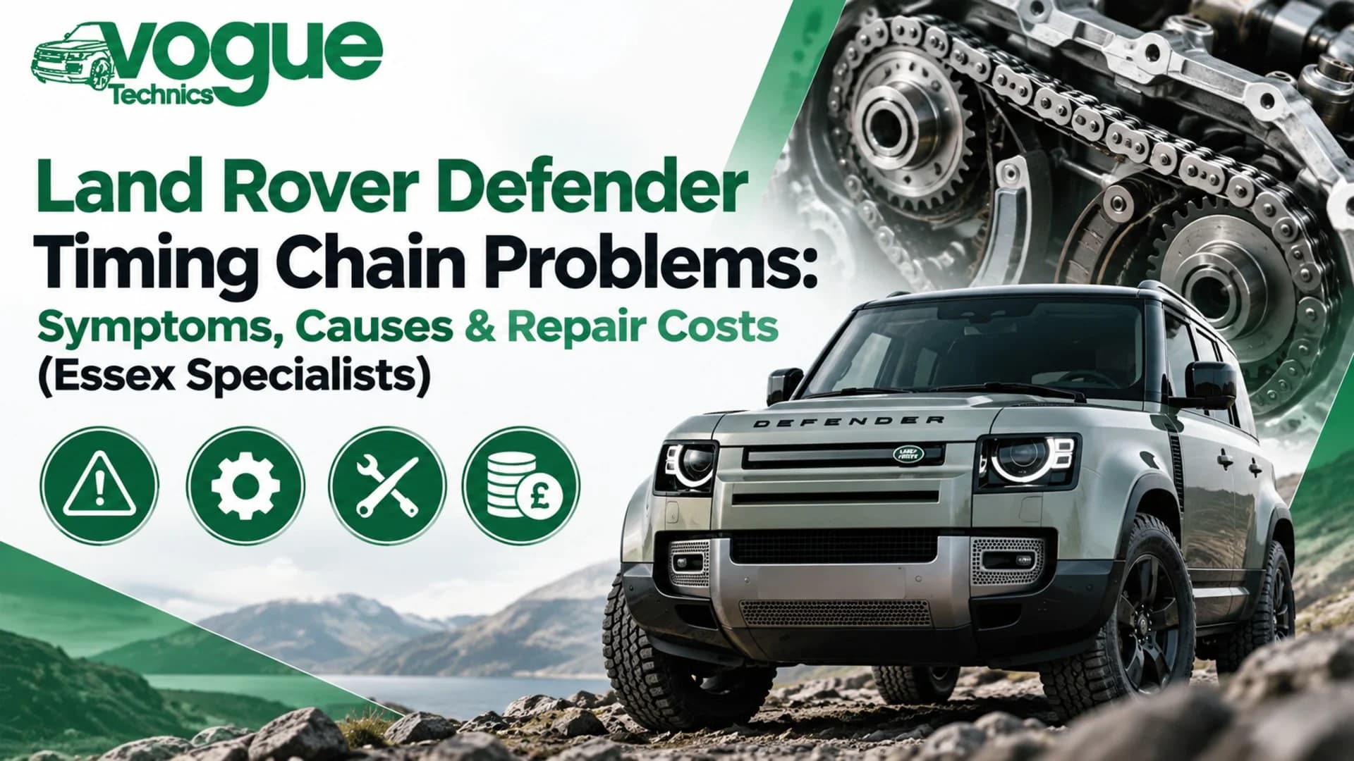 Land Rover Defender Timing Chain Problems: Symptoms, Causes & Repair Costs (Essex Specialists)