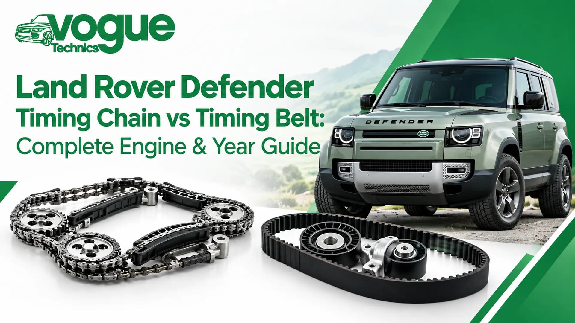 Land Rover Defender Timing Chain vs Timing Belt: Complete Engine & Year Guide