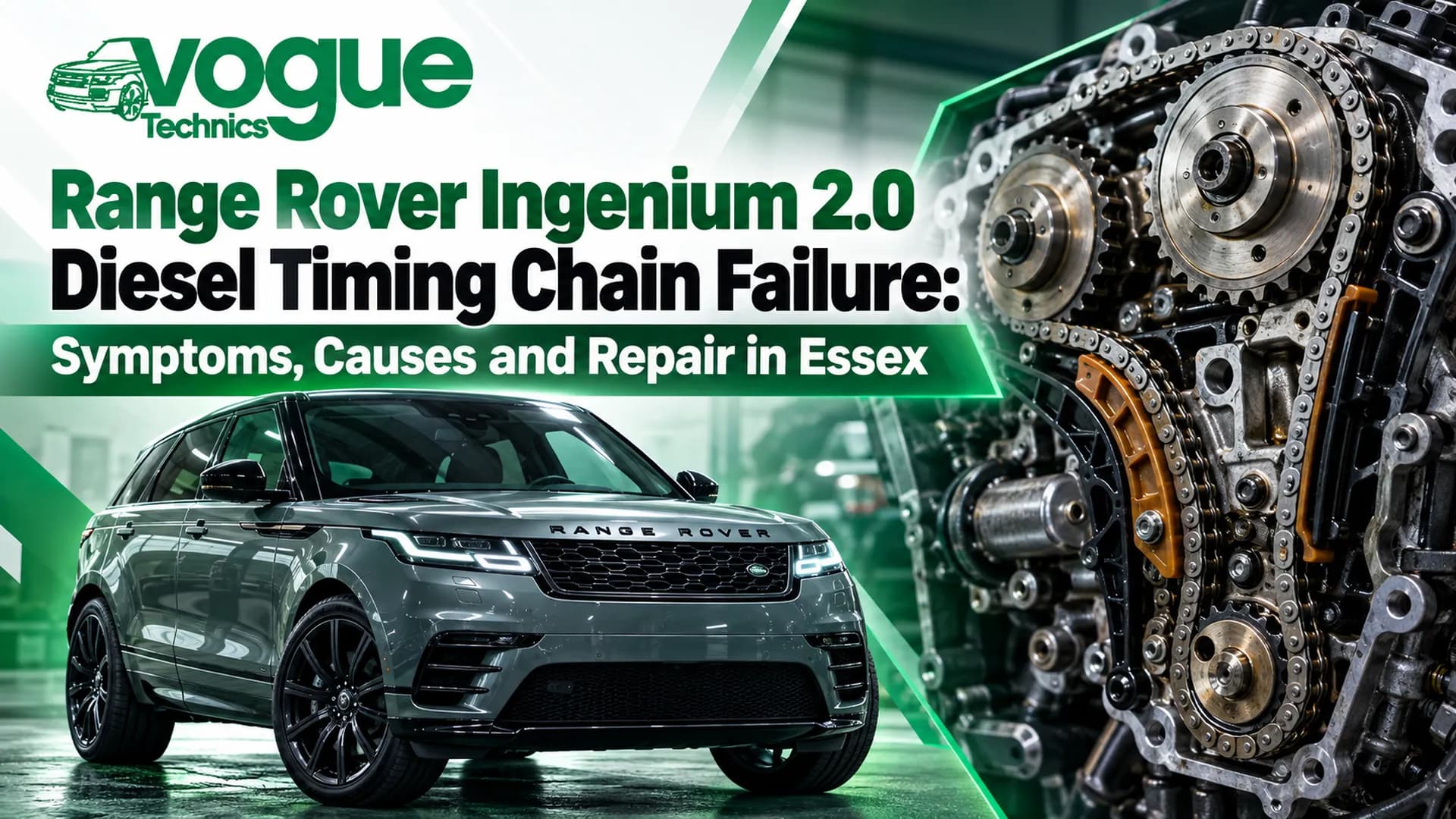 Range Rover Ingenium 2.0 Diesel Timing Chain Failure: Symptoms, Causes and Repair in Essex