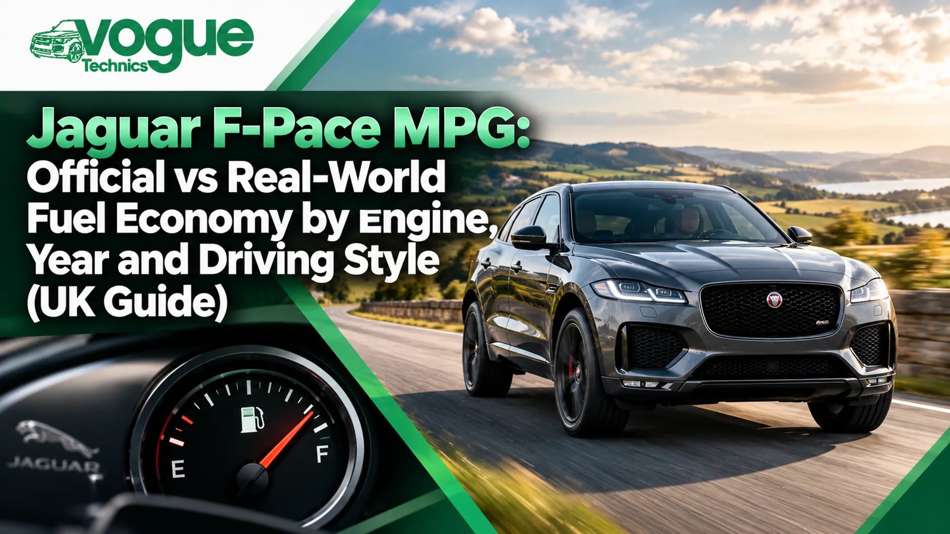 Jaguar F-Pace MPG: Official vs Real-World Fuel Economy by Engine, Year and Driving Style (UK Guide)