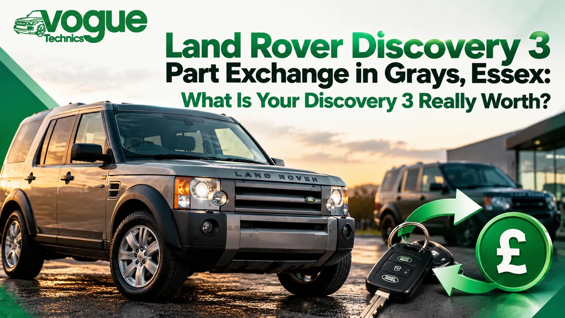 Land Rover Discovery 3 Part Exchange in Grays, Essex: What Is Your Discovery 3 Really Worth?