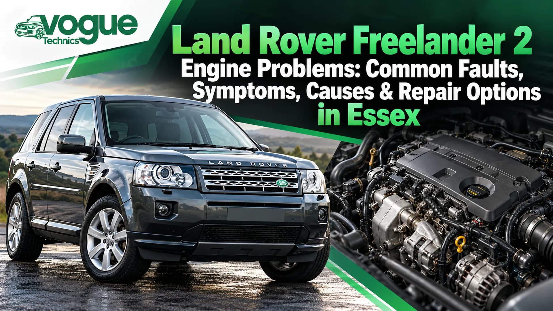 Land Rover Freelander 2 Engine Problems: Common Faults, Symptoms, Causes & Repair Options in Essex
