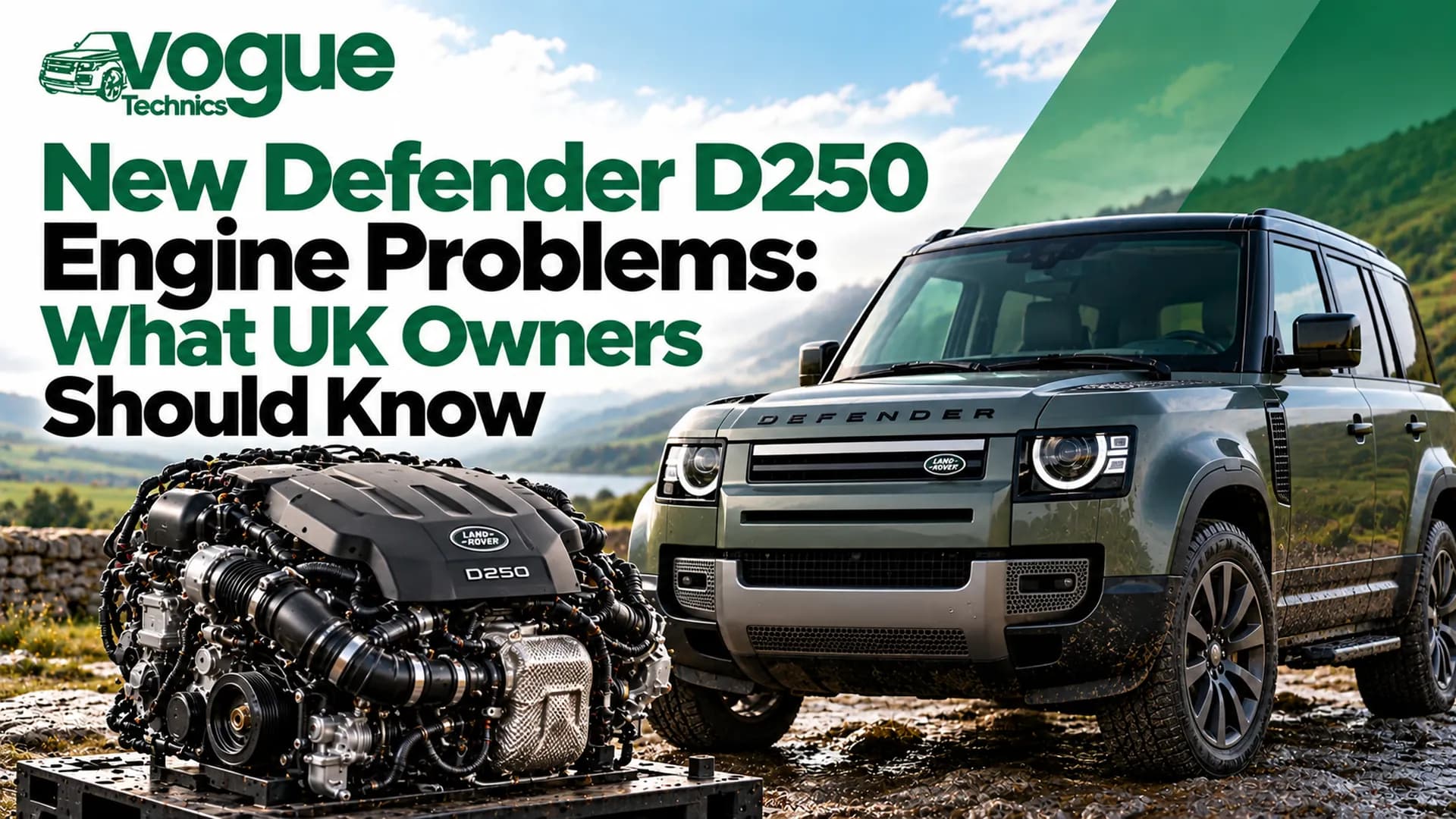 New Defender D250 Engine Problems: What UK Owners Should Know